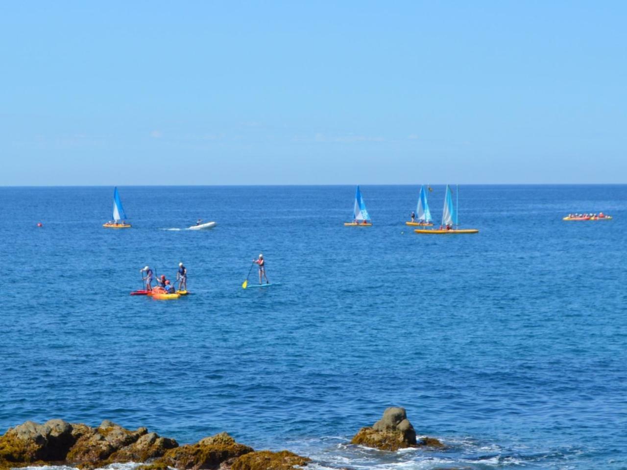 Studios Face A La Mer - Cala Llevado Tossa de Mar Kültér fotó