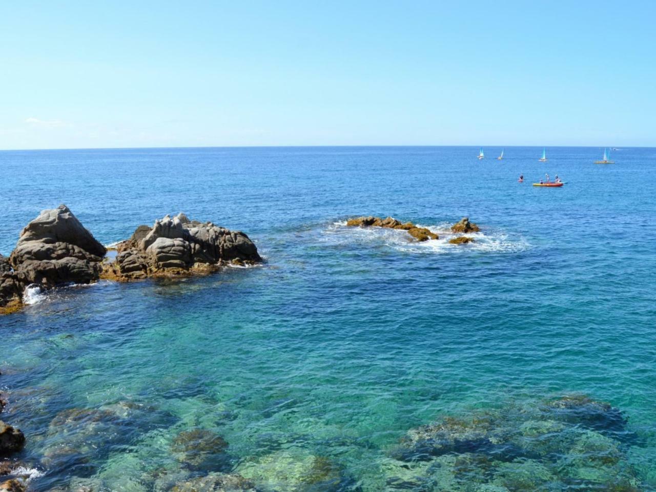 Studios Face A La Mer - Cala Llevado Tossa de Mar Kültér fotó
