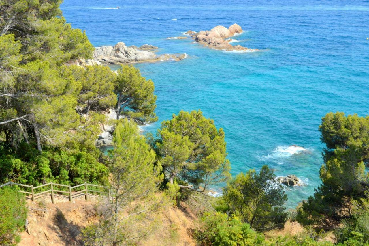 Studios Face A La Mer - Cala Llevado Tossa de Mar Kültér fotó